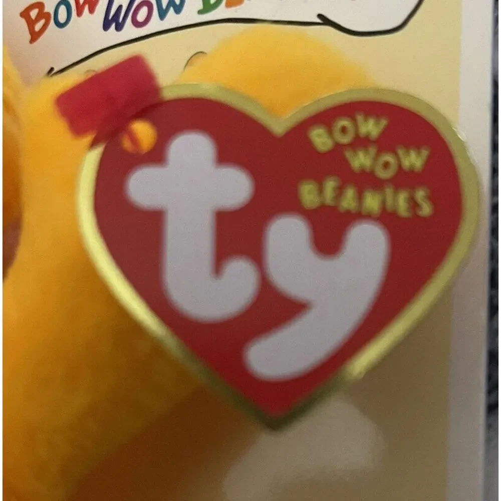 TY Bow‎ Wow Beanies - GARFIELD the Cat Bite Me!  (7.5 inch) - New Dog Toy